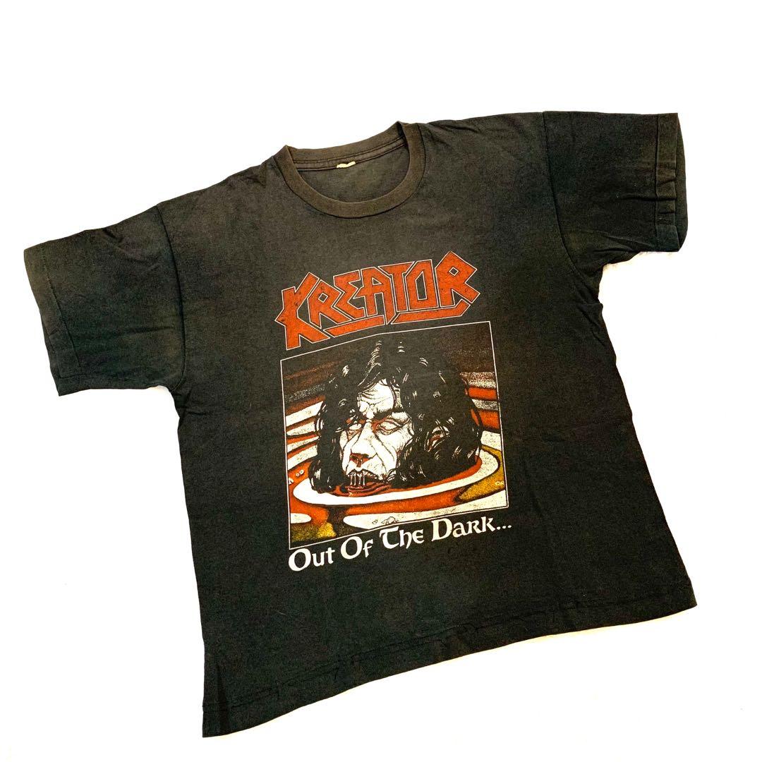 Vintage Kreator Out Of The Dark Tshirt, Men's Fashion, Tops & Sets