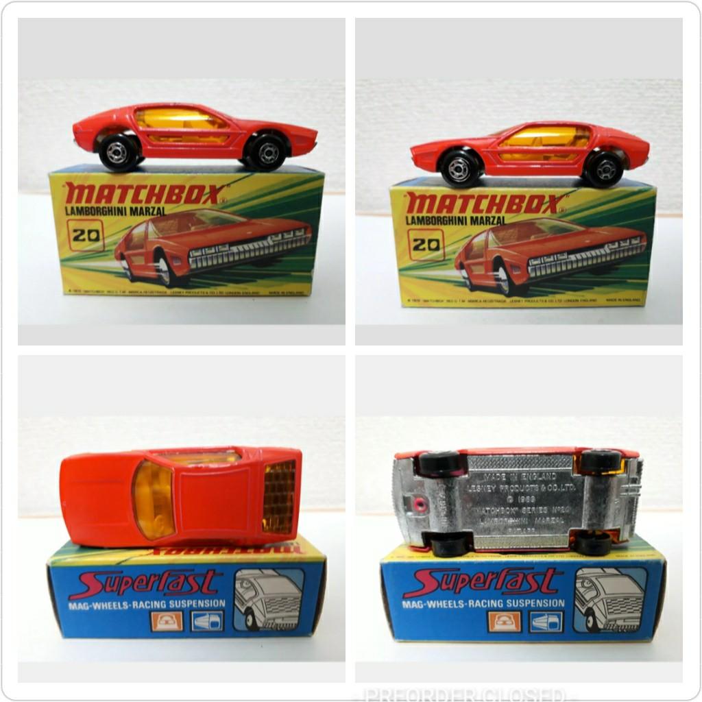 matchbox series no 20 lamborghini marzal