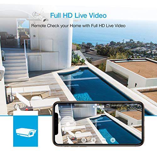 Wansview W4 1080P Outdoor Security Camera, Furniture & Home Living