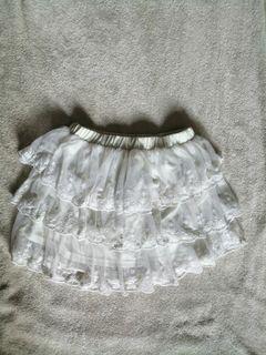 White skirt