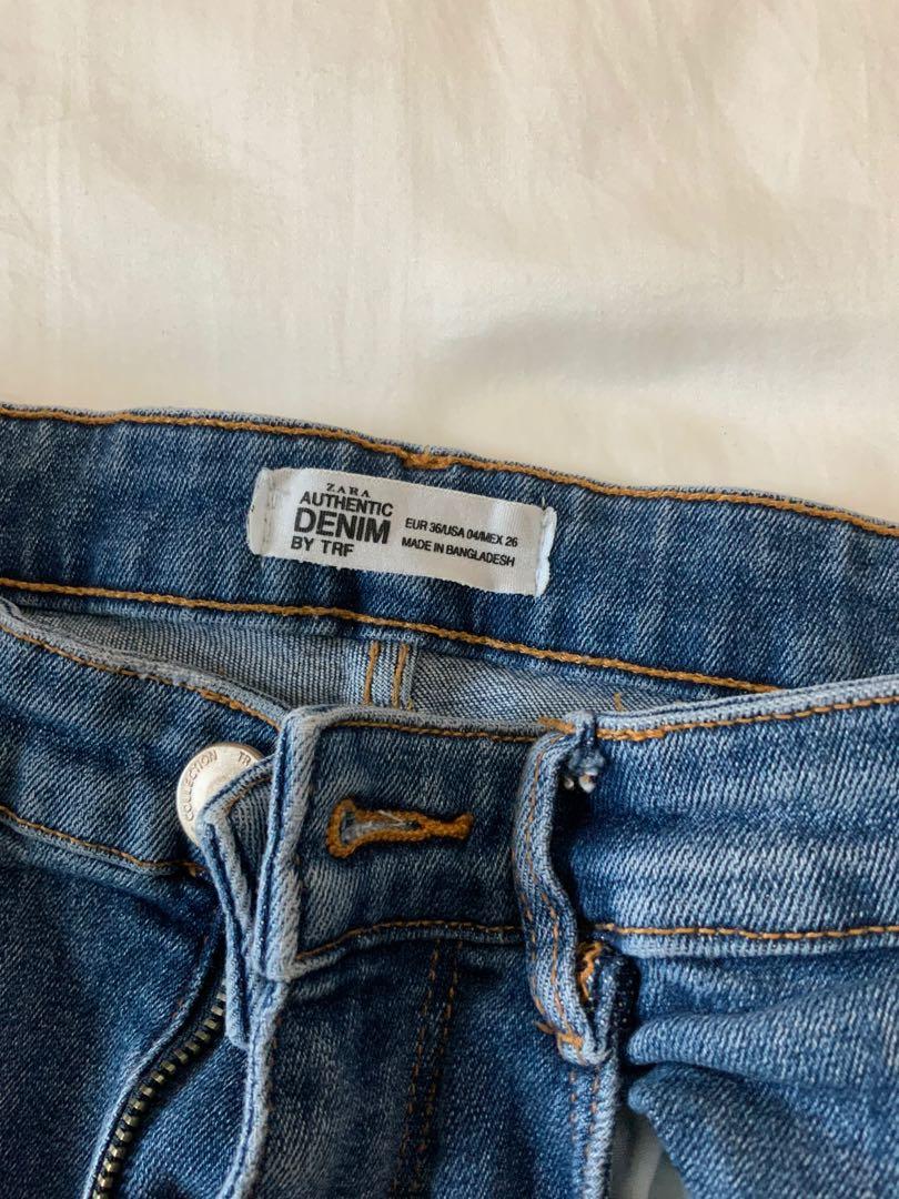 zara authentic denim by trf jeans