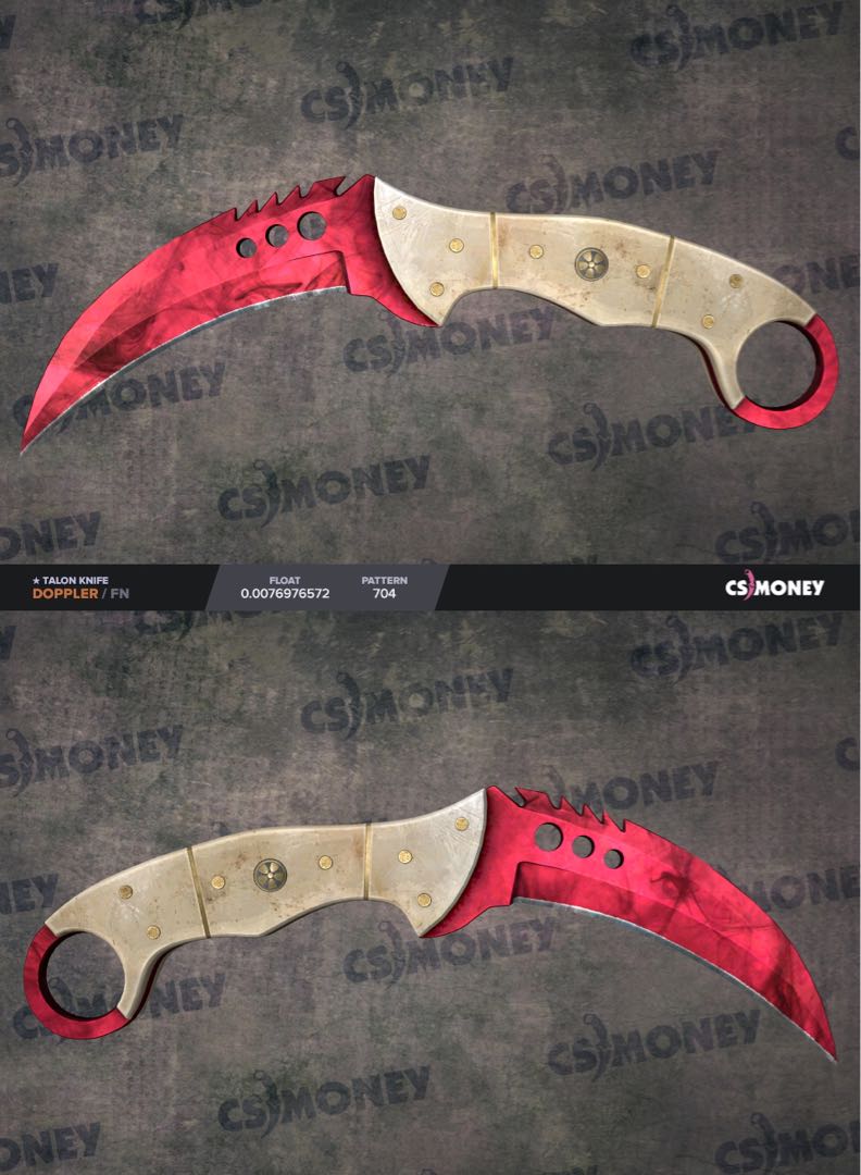 Csgo Talon Knife Ruby 0 007 Clean Toys Games Video Gaming Video Games On Carousell - pictures of roblox mm2 fade knife