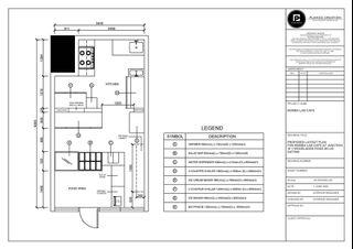3D Rendered Drawing & 2D CAD Drawing