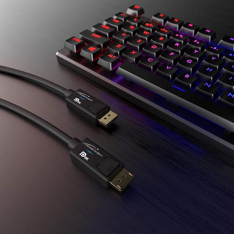 7RXKM KabelDirekt 8K DisplayPort cable version 1.41m, Video Gaming