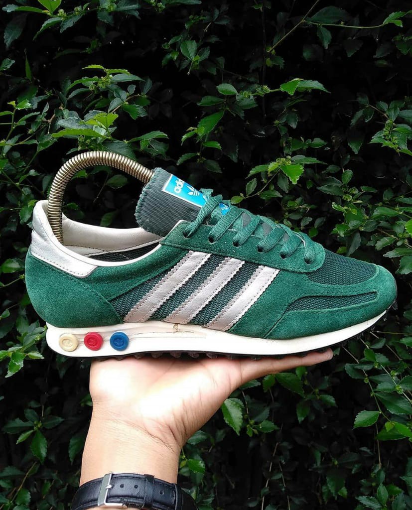 Adidas LA Trainer OG Green Fesyen Pria Sepatu Sneakers di Carousell