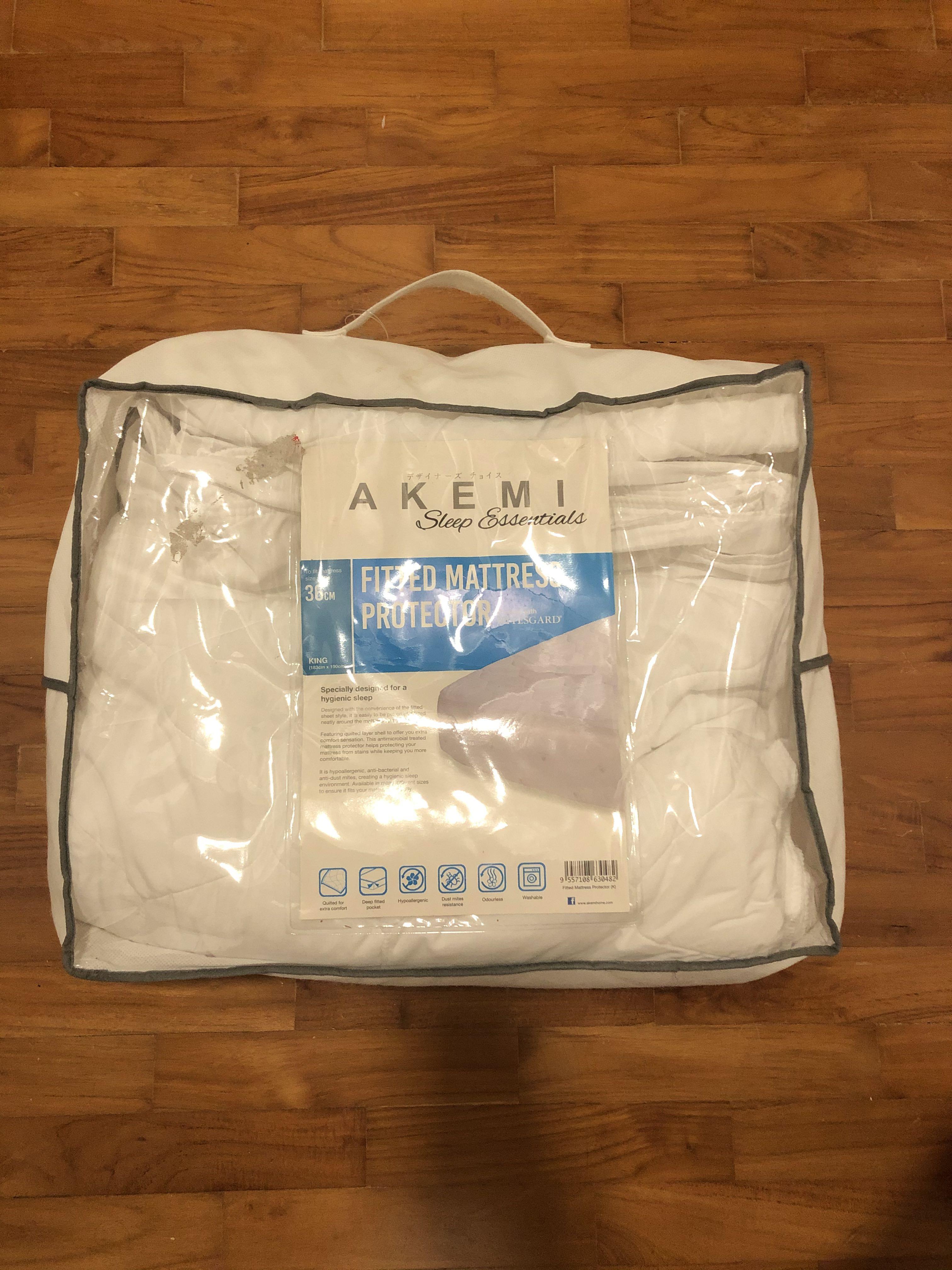 Akemi Mattress Protector Furniture Beds Mattresses On Carousell