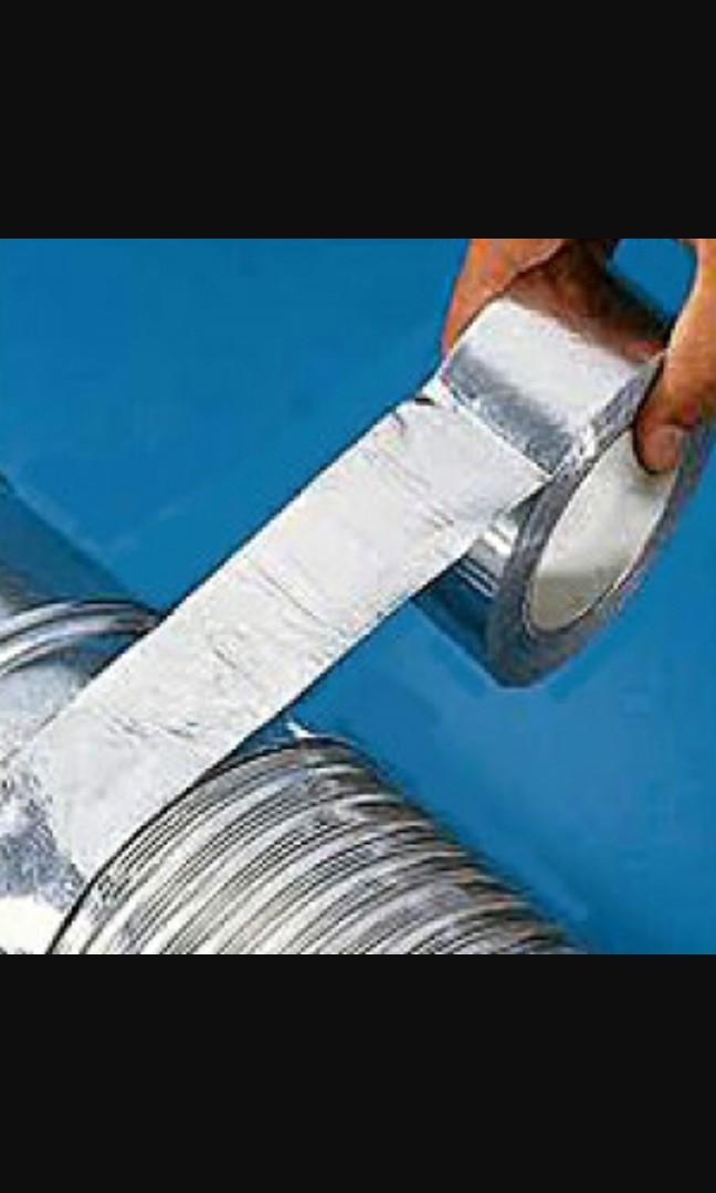 Aluminum sealing tape, Aluminium tape, Duct, foil tape, aircon tape, Home Appliances, Cooling