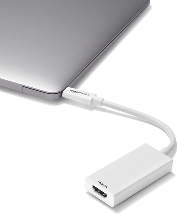 AmazonBasics USB 3.1 TypeC to HDMI Adapter White, Computers & Tech, Parts & Accessories