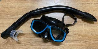 Aquagear Snorkel Goggles Set