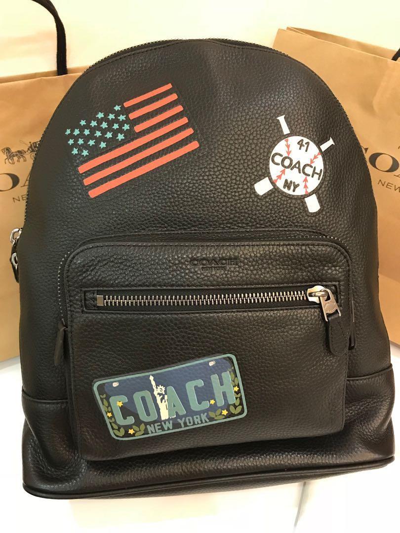 AUTHENTIC COACH WEST BACKPACK WITH 