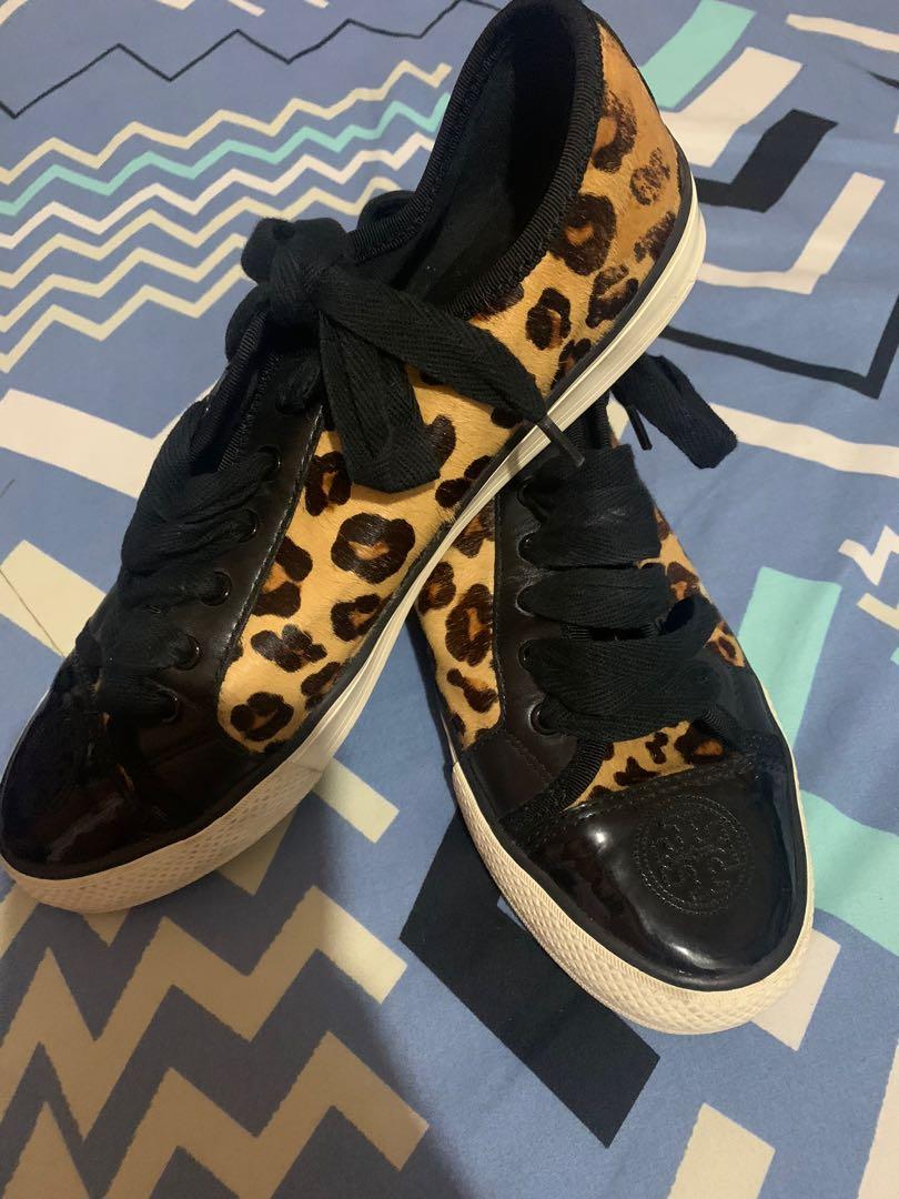 Authentic Tory Burch Leopard Print Sneakers, Women's Fashion, Footwear,  Sneakers on Carousell