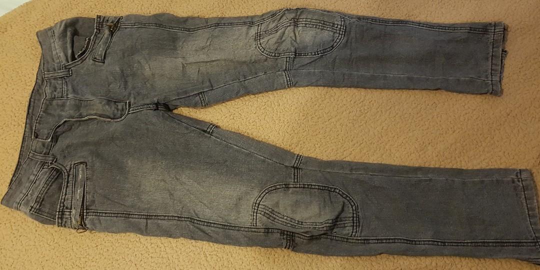 biker balmain jeans