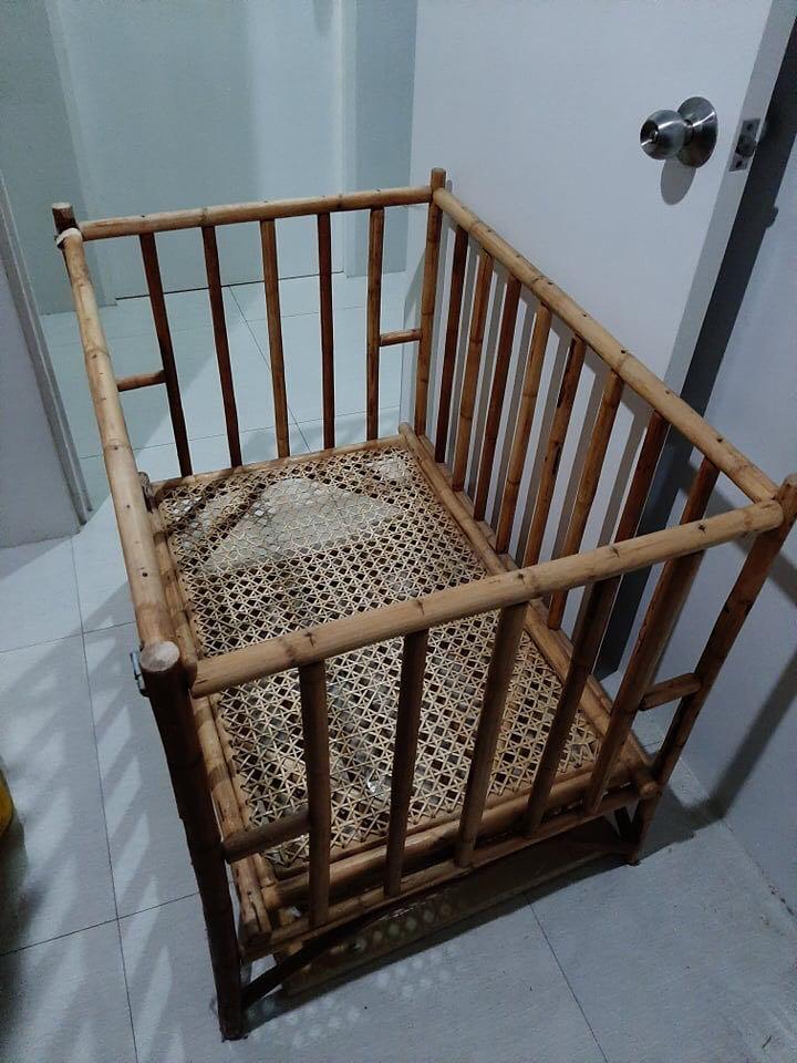 Bamboo baby crib cheap