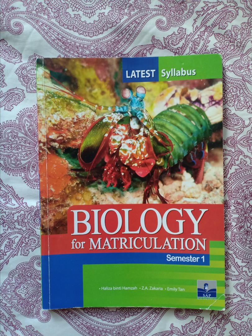 Biology matriculation semester 1