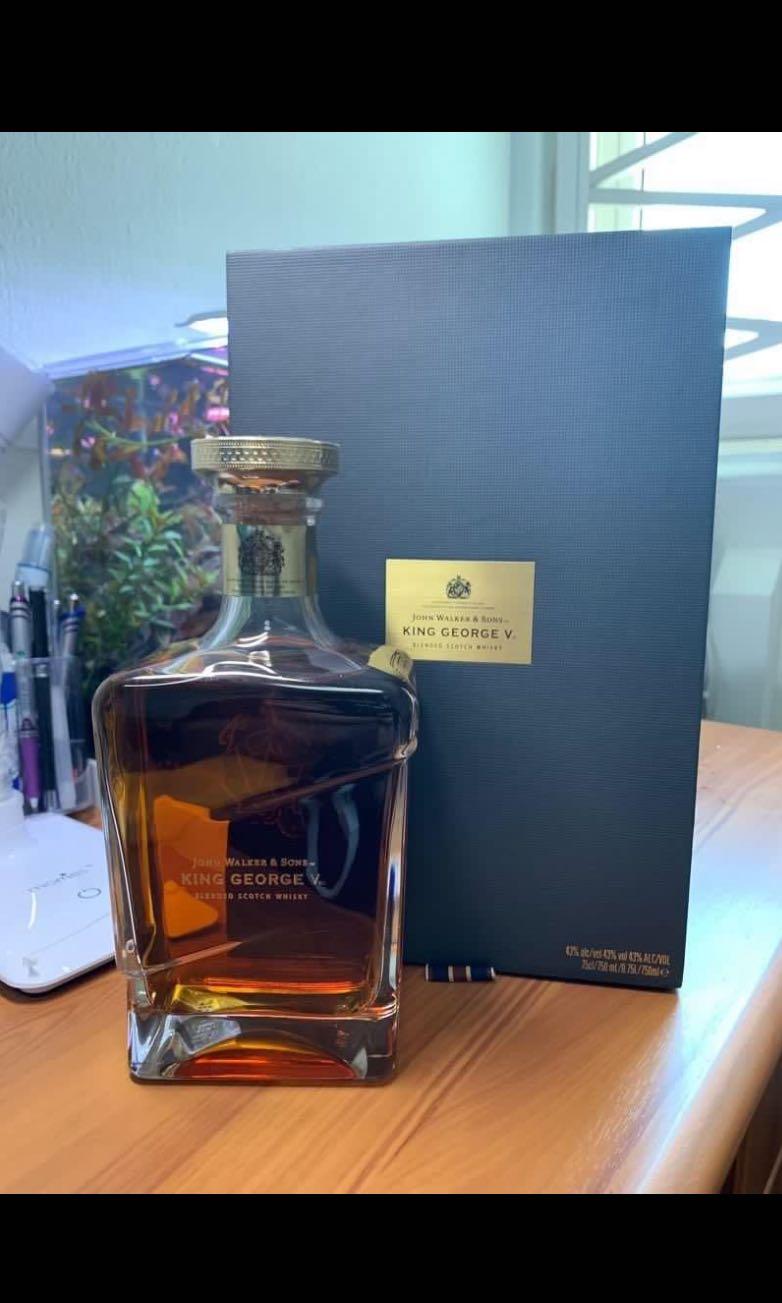 John Walker Blue Label King George V 750ml Food Drinks Beverages On Carousell