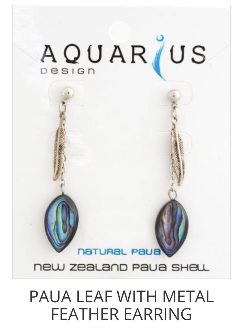 New zealand paua new arrivals shell earrings
