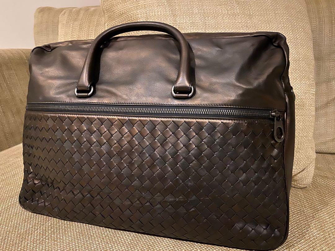dark brown bottega bag