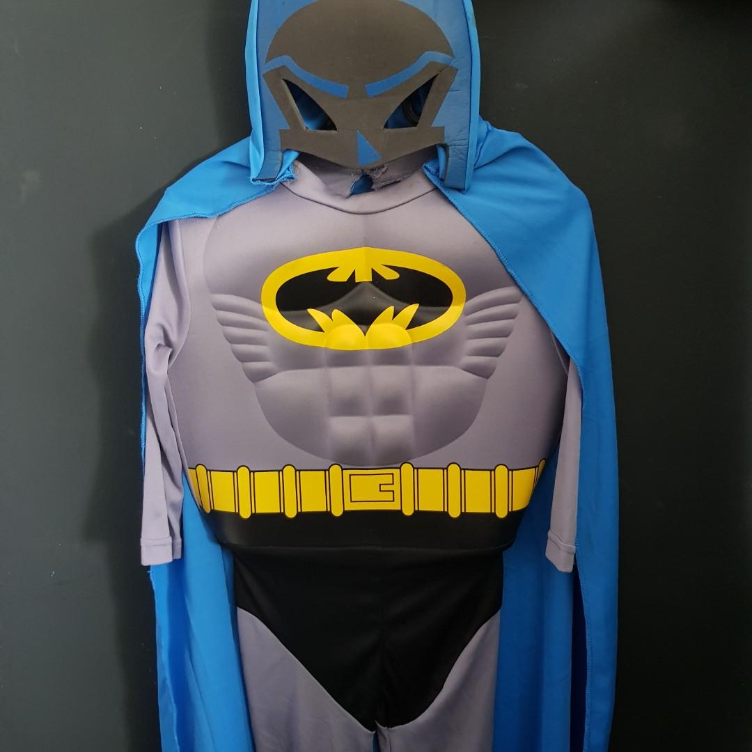Boys Batman Costume Suit Babies Kids Boys Apparel 4 To 7 Years On Carousell