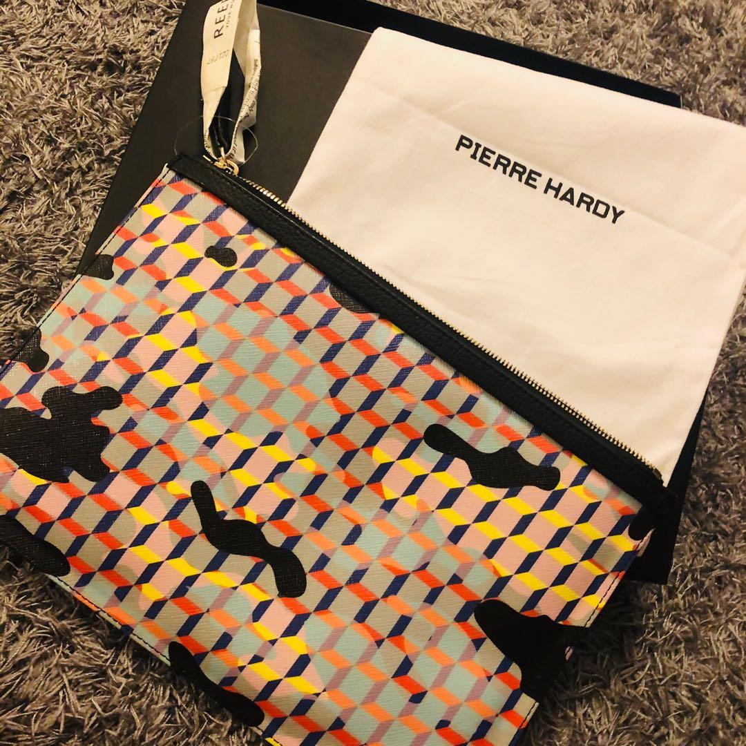 Brand New Pierre Hardy Geometric leather clutch Luxury Bags
