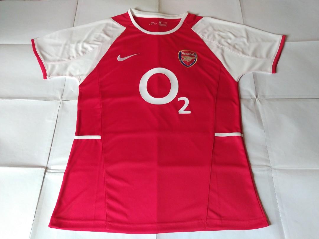 Brand New With Tag Arsenal Nike 2002 Home Retro Football Jersey