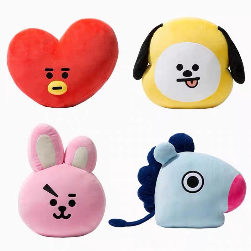 bts heart plush