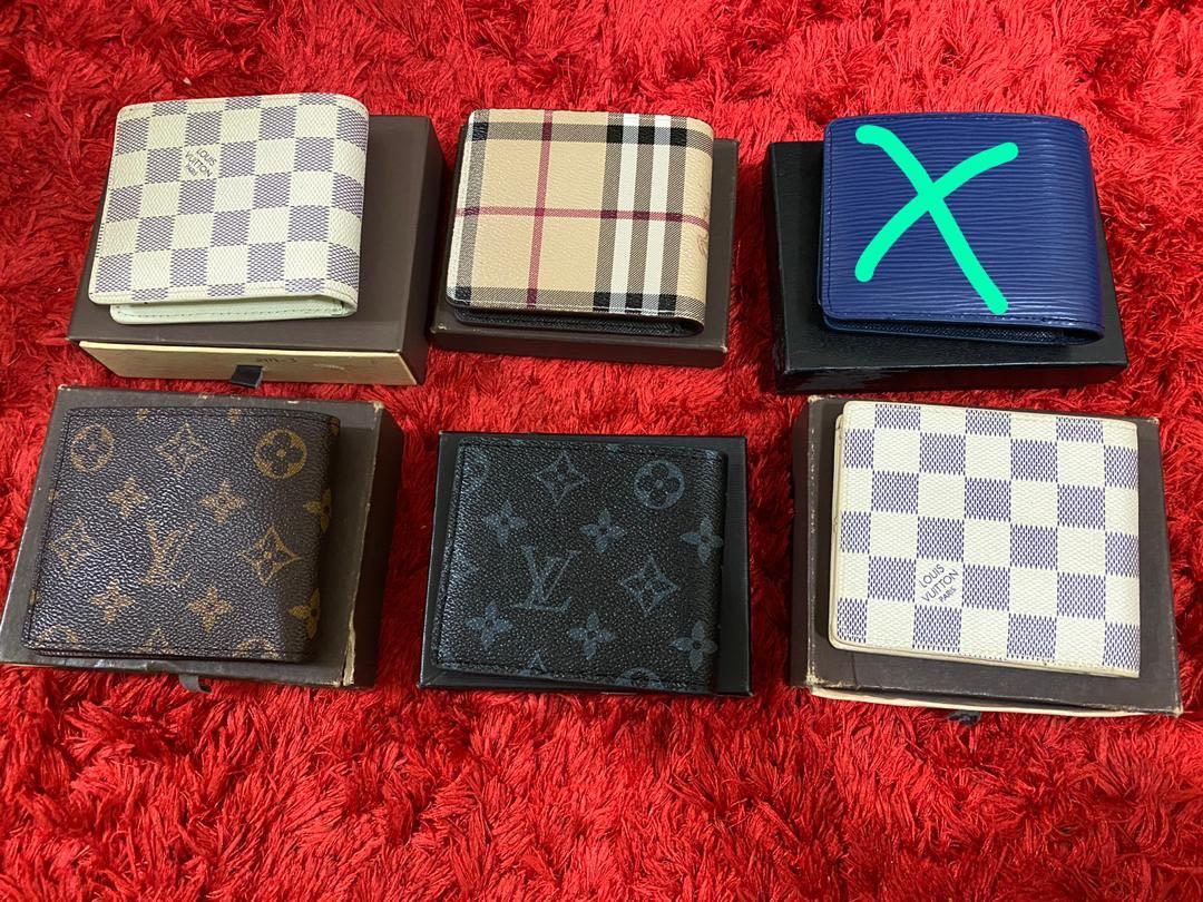 Burberry & Louis Vuitton Men Wallet, Men's Fashion, Watches & Accessories,  Wallets & Card Holders on Carousell