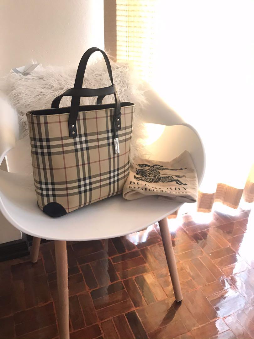 BURBERRY VINTAGE CLASSIC TOTE, Luxury, Bags & Wallets on Carousell