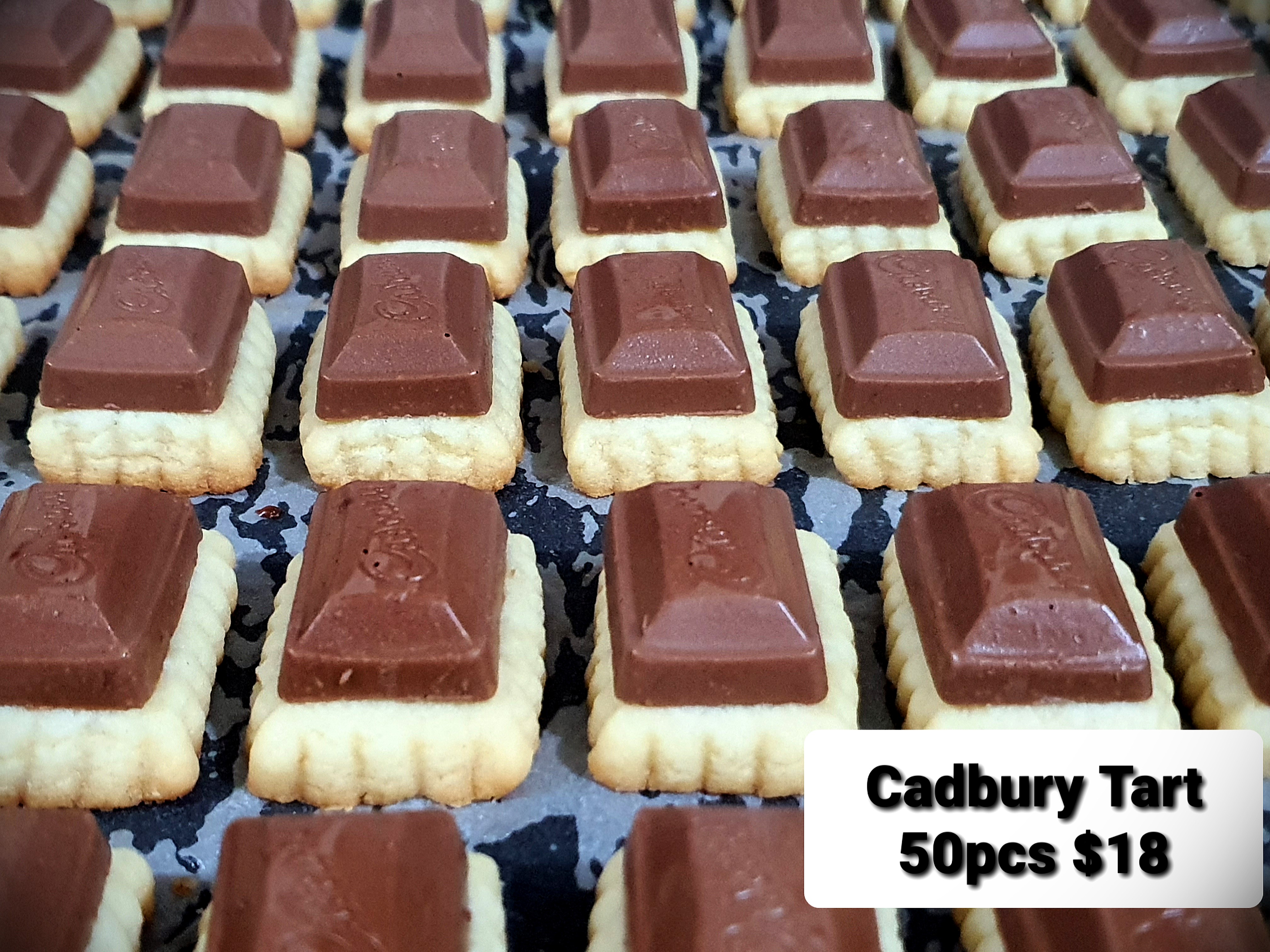 Cadbury Tart 50pcs Food Drinks Homemade Bakes On Carousell