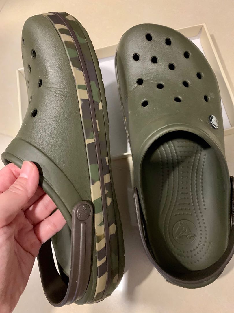 Camo Crocs Men Sandals (M11) shoes 