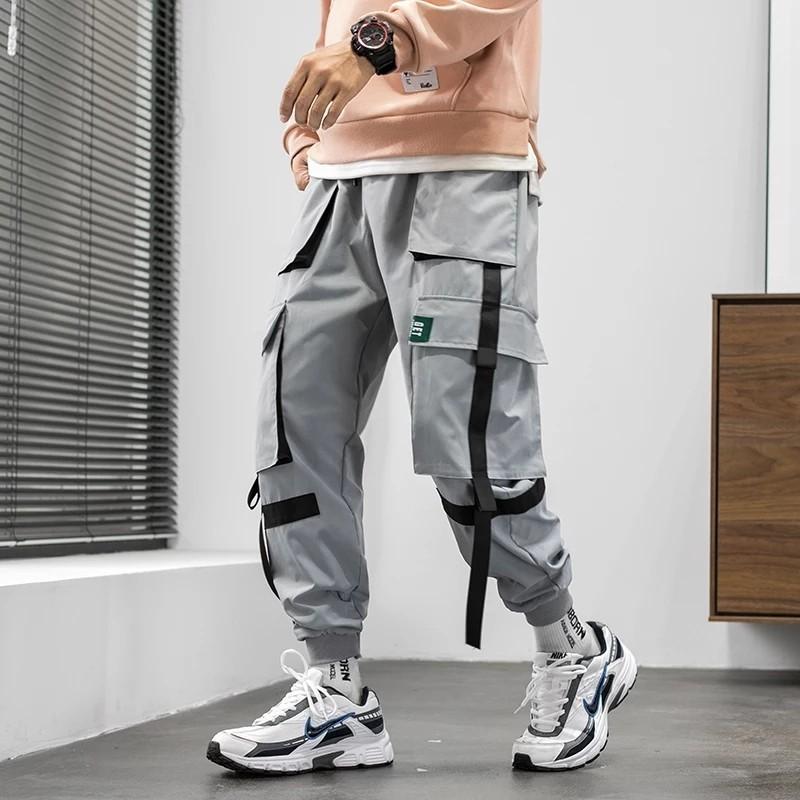 grey cargo pants mens