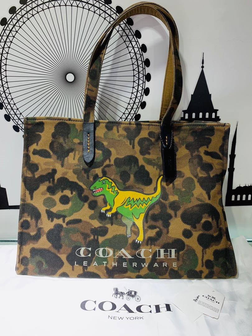 Coach rexy tote bag, 名牌, 手袋及銀包- Carousell
