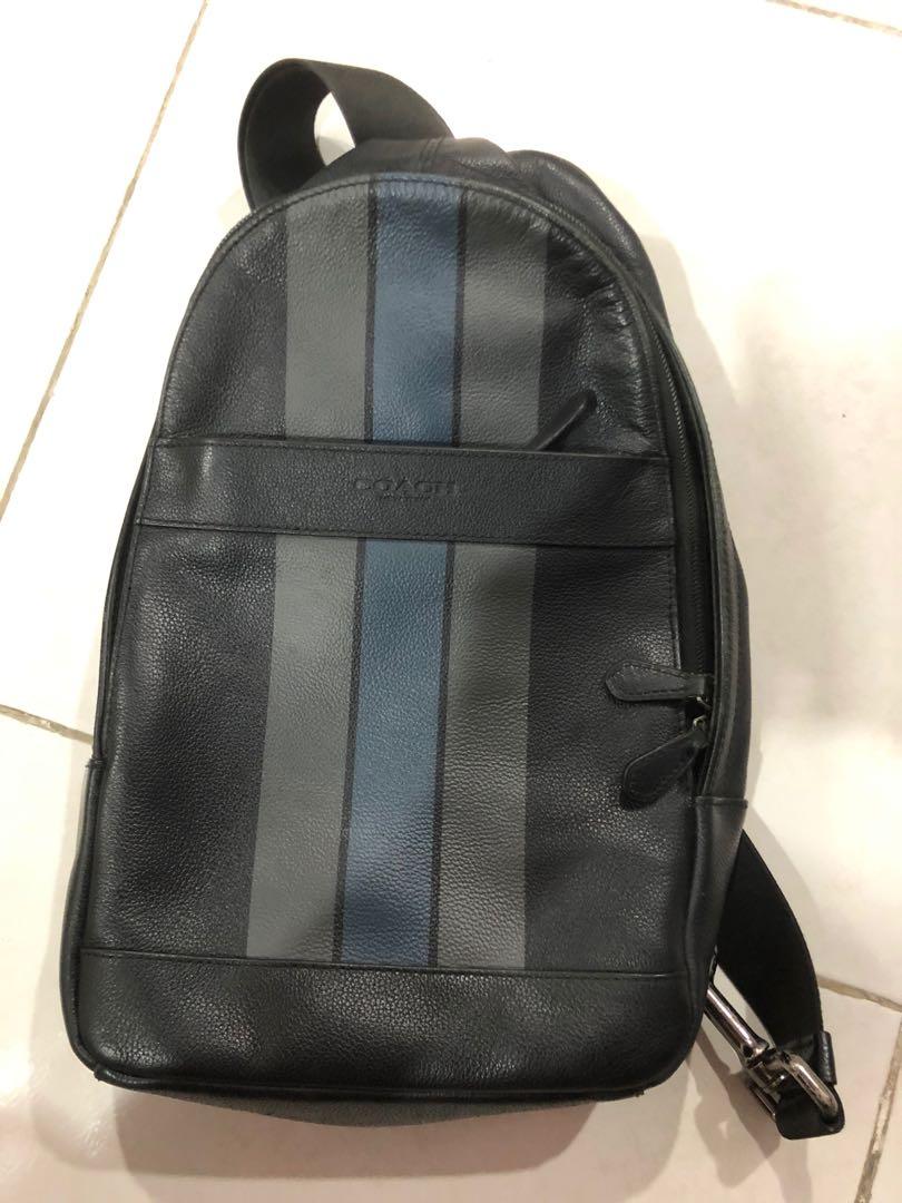 coach sling backpack