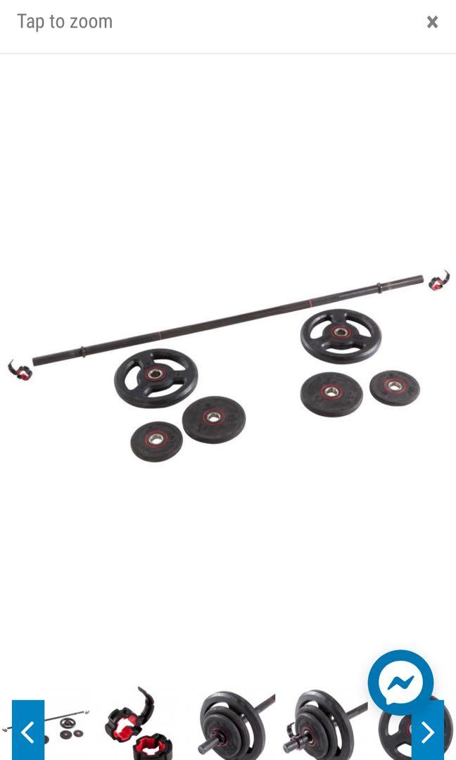 Domyos Pump Weight Training Kit Sports Equipment Exercise