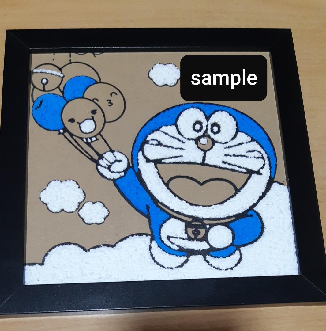 Doraemon - Pulp painting material package cartoon with ...