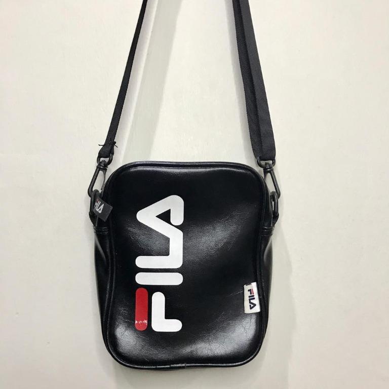 Fila leather outlet sling bag