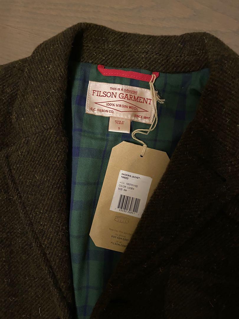 Filson Hacking Jacket Tweed size small Carousell