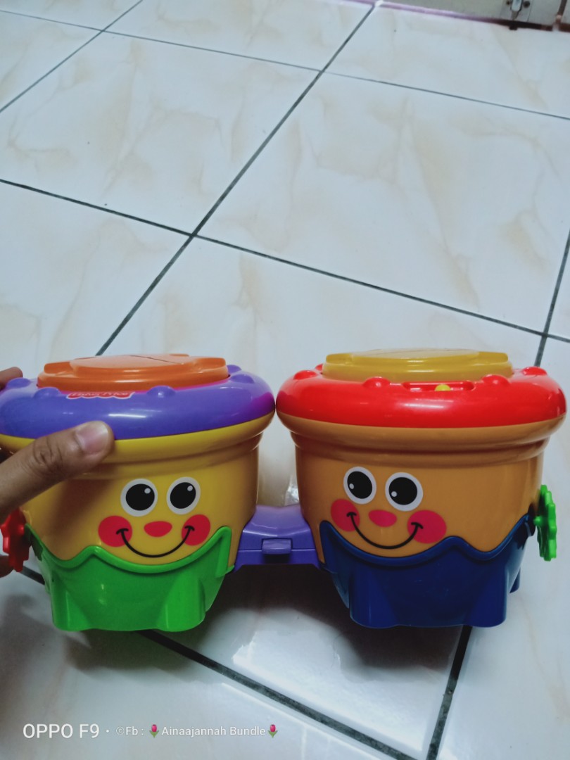 fisher price crawl along drum