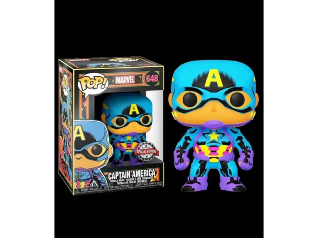 Funko Pop - Marvel Blacklight Captain 