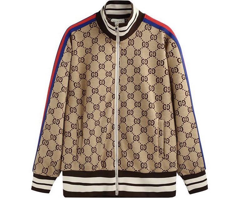 gucci printed jacket
