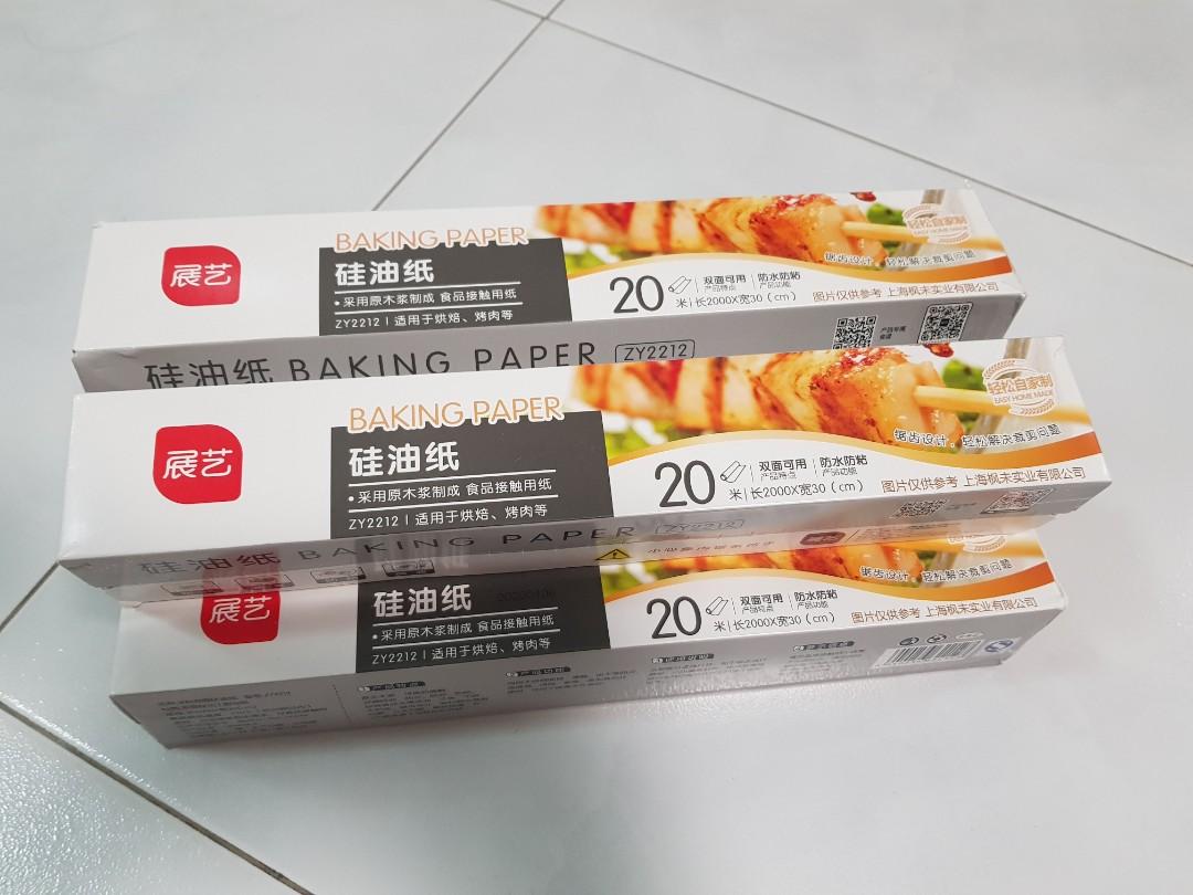 High Quality 20m X 30cm Baking Paper Food Drinks Baked Goods On Carousell
