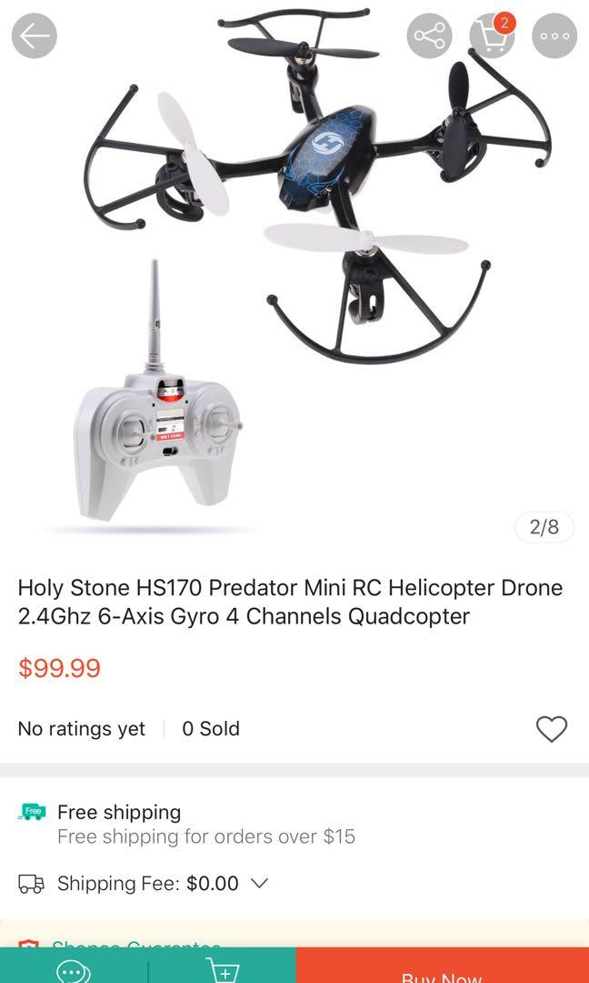 Holy stone hs170 mini rc quadcopters drones with 2.4 g new arrivals 4ch 6 axis gyro