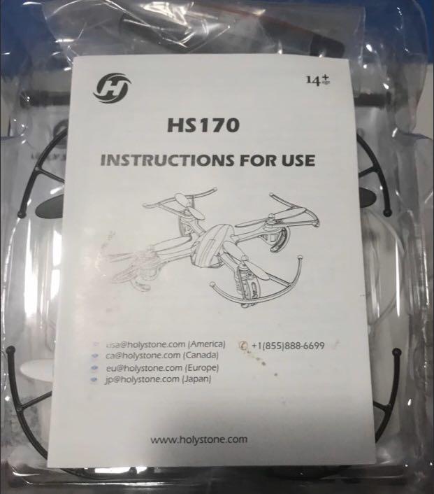 Holy Stone HS170 Predator Mini RC Helicopter Drone 2.4Ghz 6 Axis Gyro 4 Channels Quadcopter