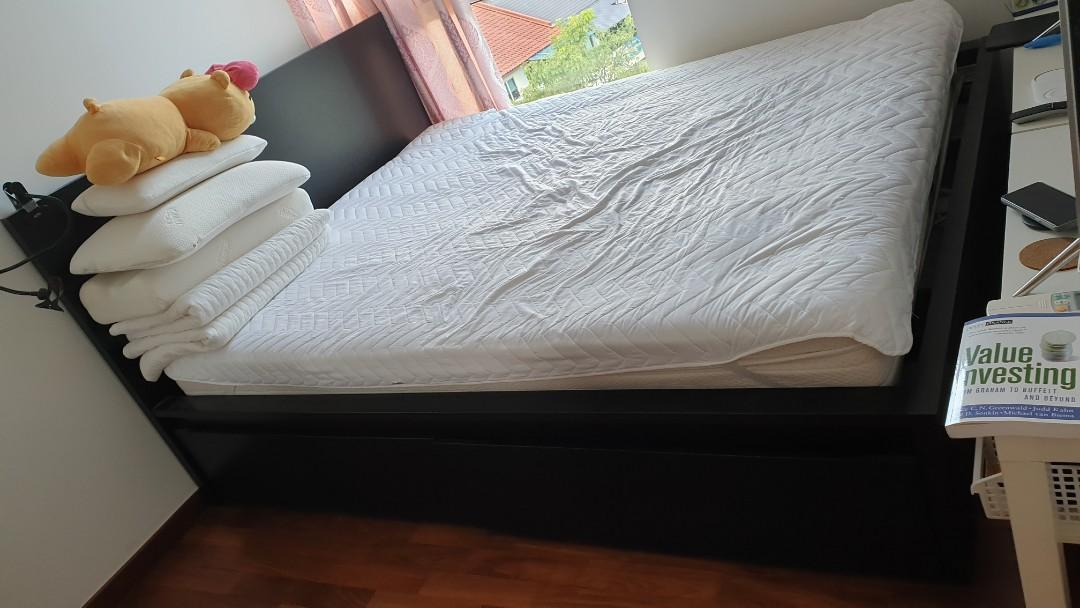 Ikea Malm Bed Frame With Slatted Base, Does Ikea Malm Bed Come With Slats
