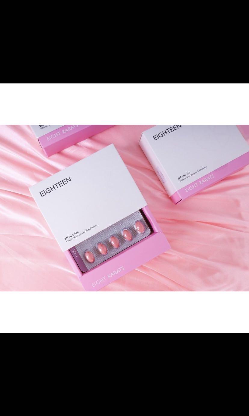 Instocks Eighteen Eight Karats Vitaskin Nutricosmetic Supplement Health Beauty Face Skin Care On Carousell
