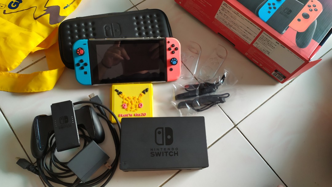Jual Nintendo Switch V2 Ofw Long Battery Life Video Game Konsol Di Carousell