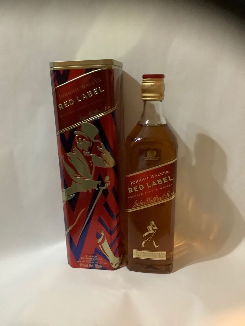 LIMITED EDITION DESIGN JOHNNIE WALKER RED LABEL BLENDED ...