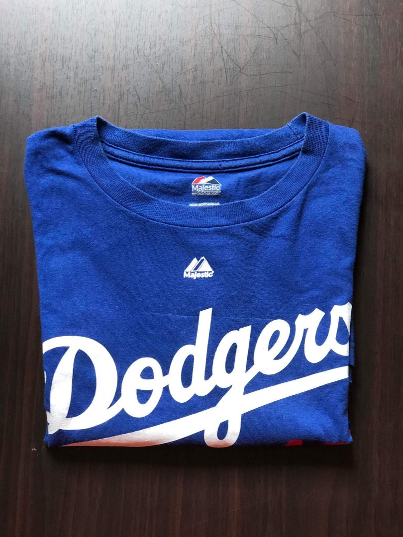 Majestic, Tops, Dodgers Bleed Blue Tshirt