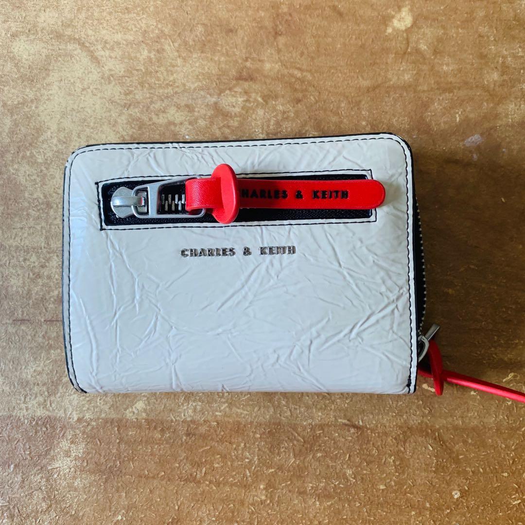 mini wrinkled effect short wallet