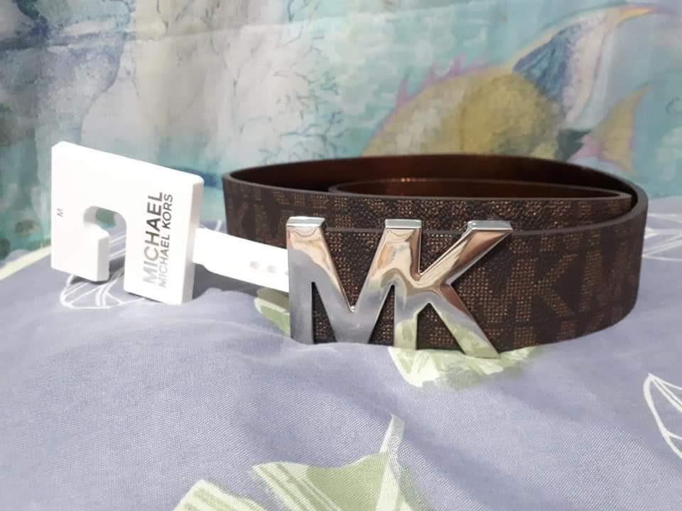 michael kors belt womens grey