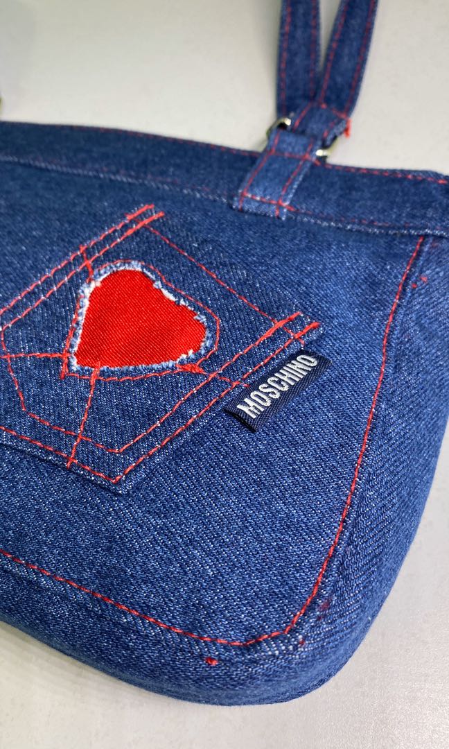moschino denim bag